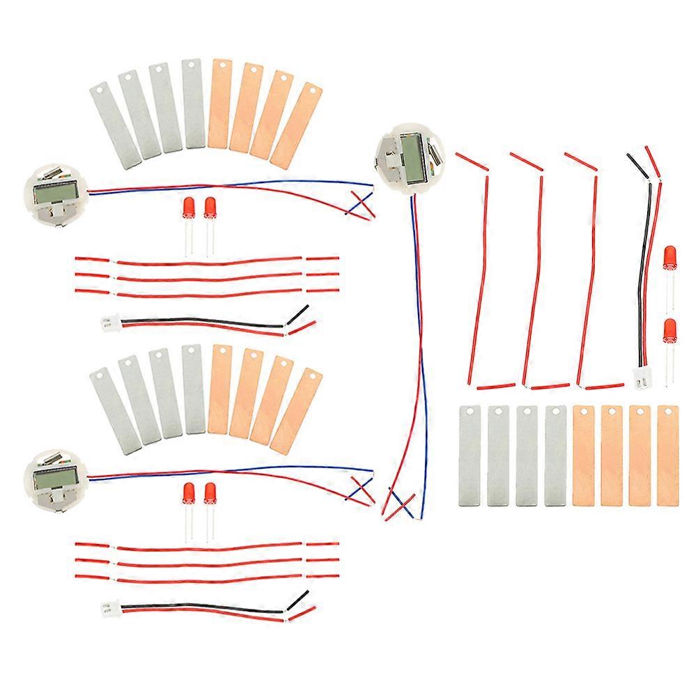Fruit Battery Experiment Kit Metal DIY Educational 3Sets