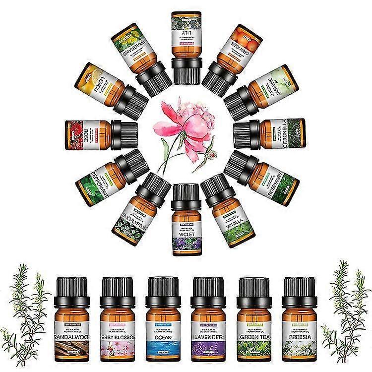 Vattenlöslig aromaterapi eterisk oljefuktare Parfym 10ml