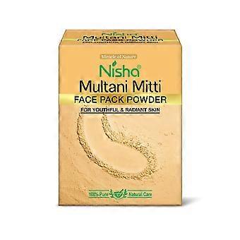 Nisha Multani Mitti Face Pack Natural Deep Cleansing Face Mask 100gm