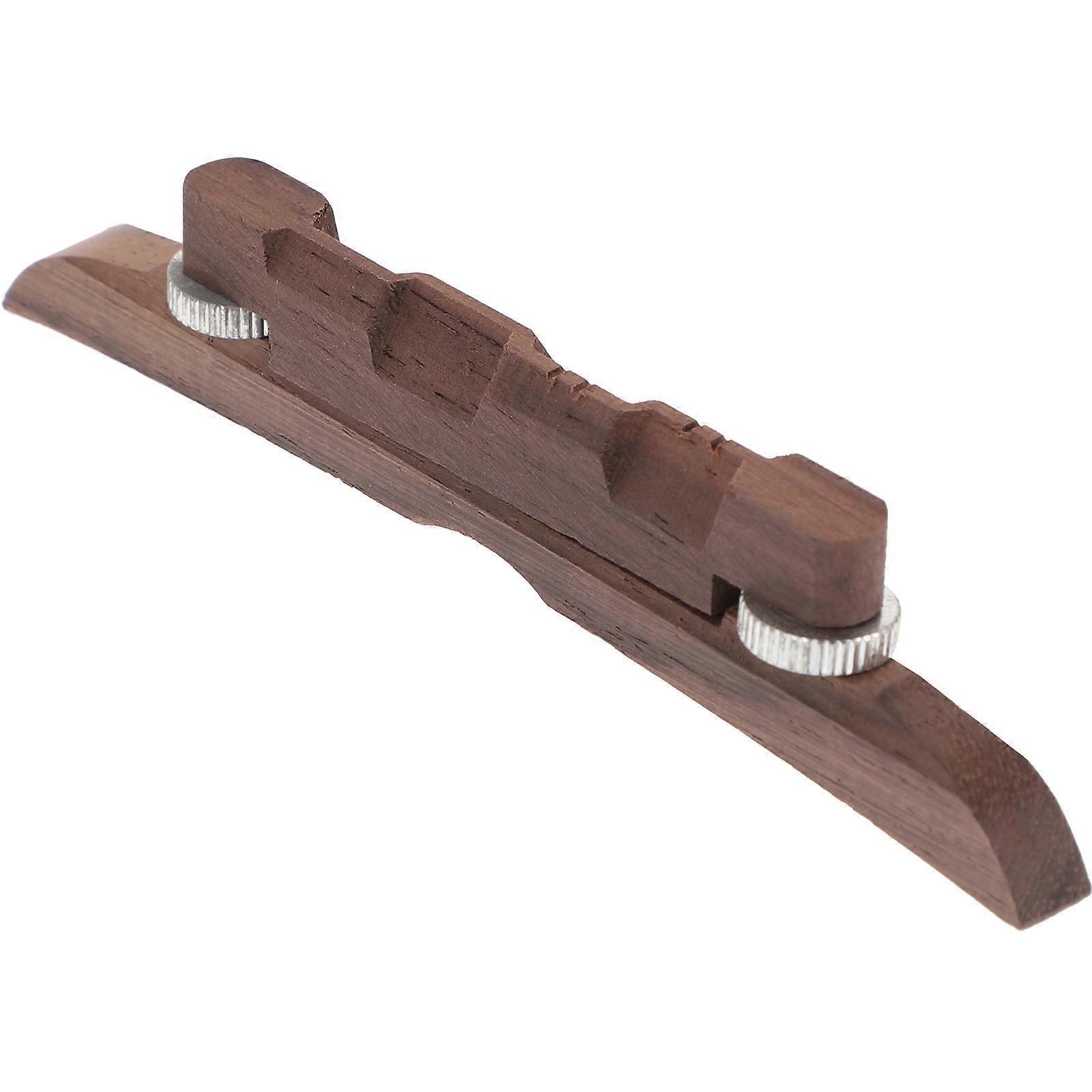 Adjustable Mandolin Bridge Compensated Ebony Random Color