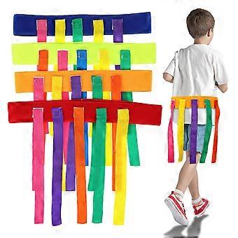 4 stk Running Vest Tail Catch Game Pull Tail Game Belt Catch Tail Games Vest Kids Training Toy Tail Catch Toy