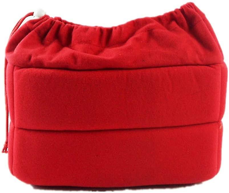 Camera Bag Insert For Backpack Camera Protective Bag Shockproof (1 Piece, Red