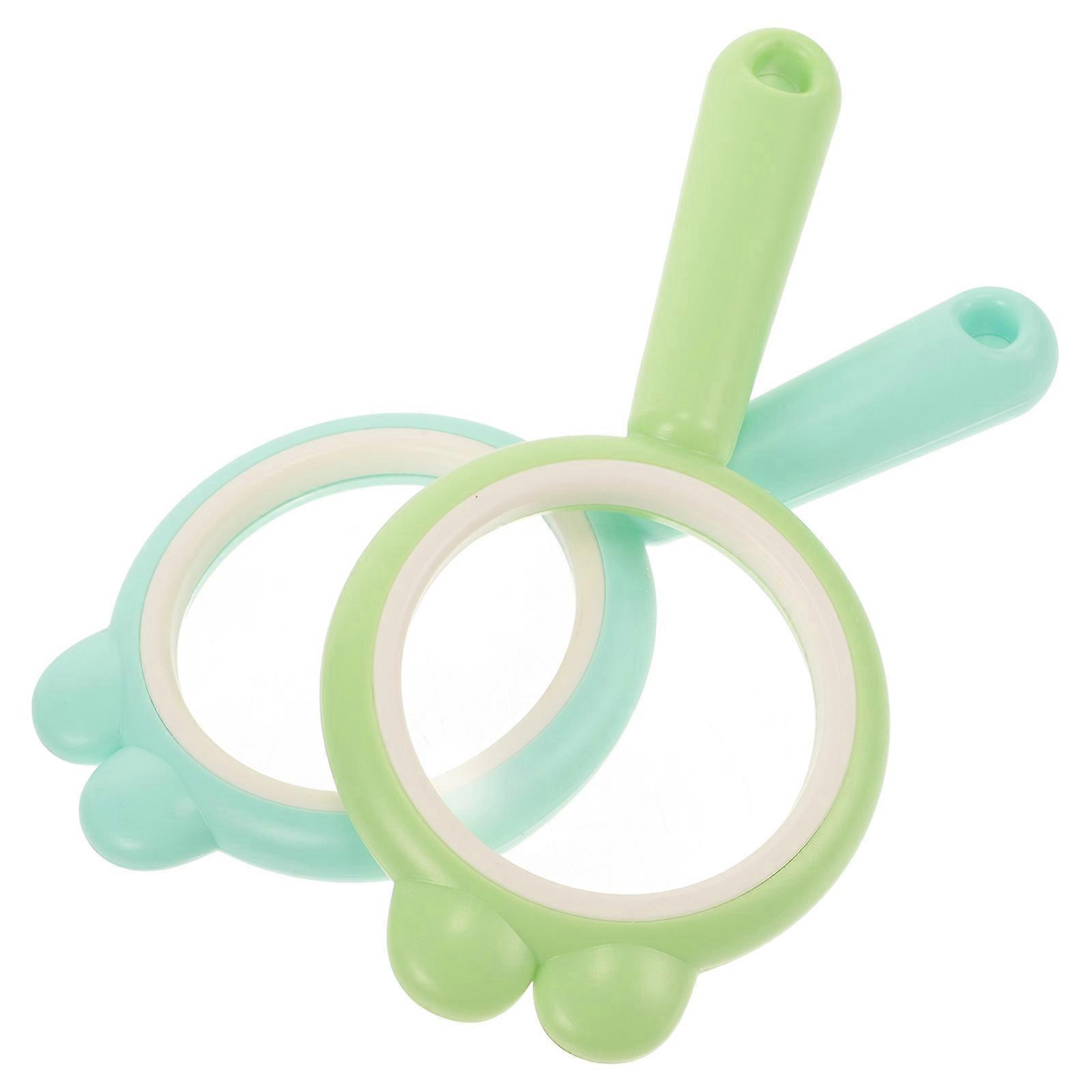 Double Convex Magnifying Lens Science Experiment Teaching Tool 2Pcs