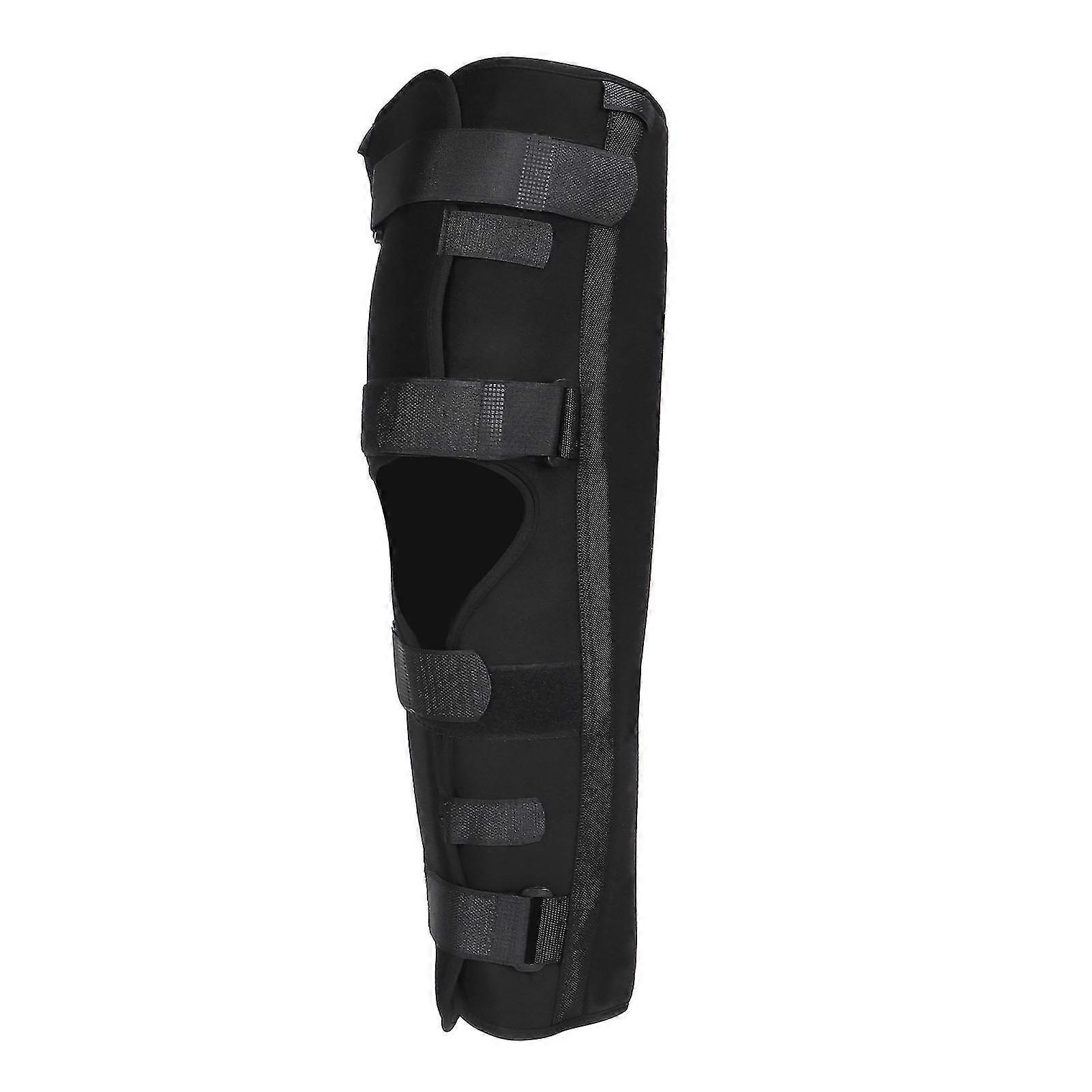 Knee Immobilizer Strong Comcompatible withtable Support Practical Knee Splint Brace with Four Adjustable StrapsS