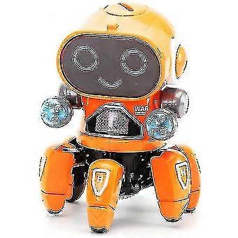 Zes-klauwen Elektrische Dans Kleine Robot Licht Pop Muziek Kinderen Jongen Meisje Robot Intelligent Speelgoed B926-10