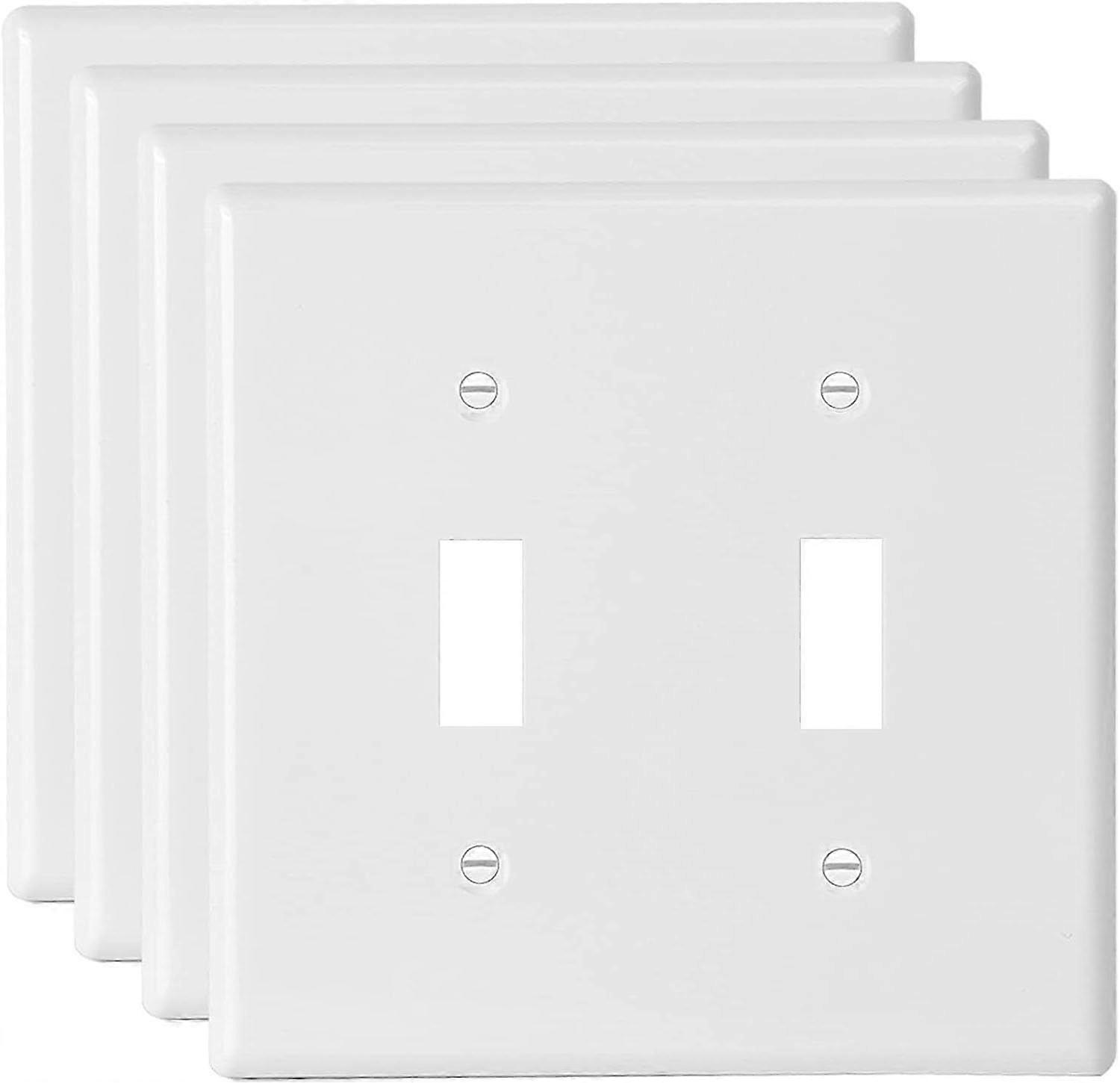 Toggle Light Switch Wall Plate Cover Double Switch Plate 2-Gang Decor Electrical