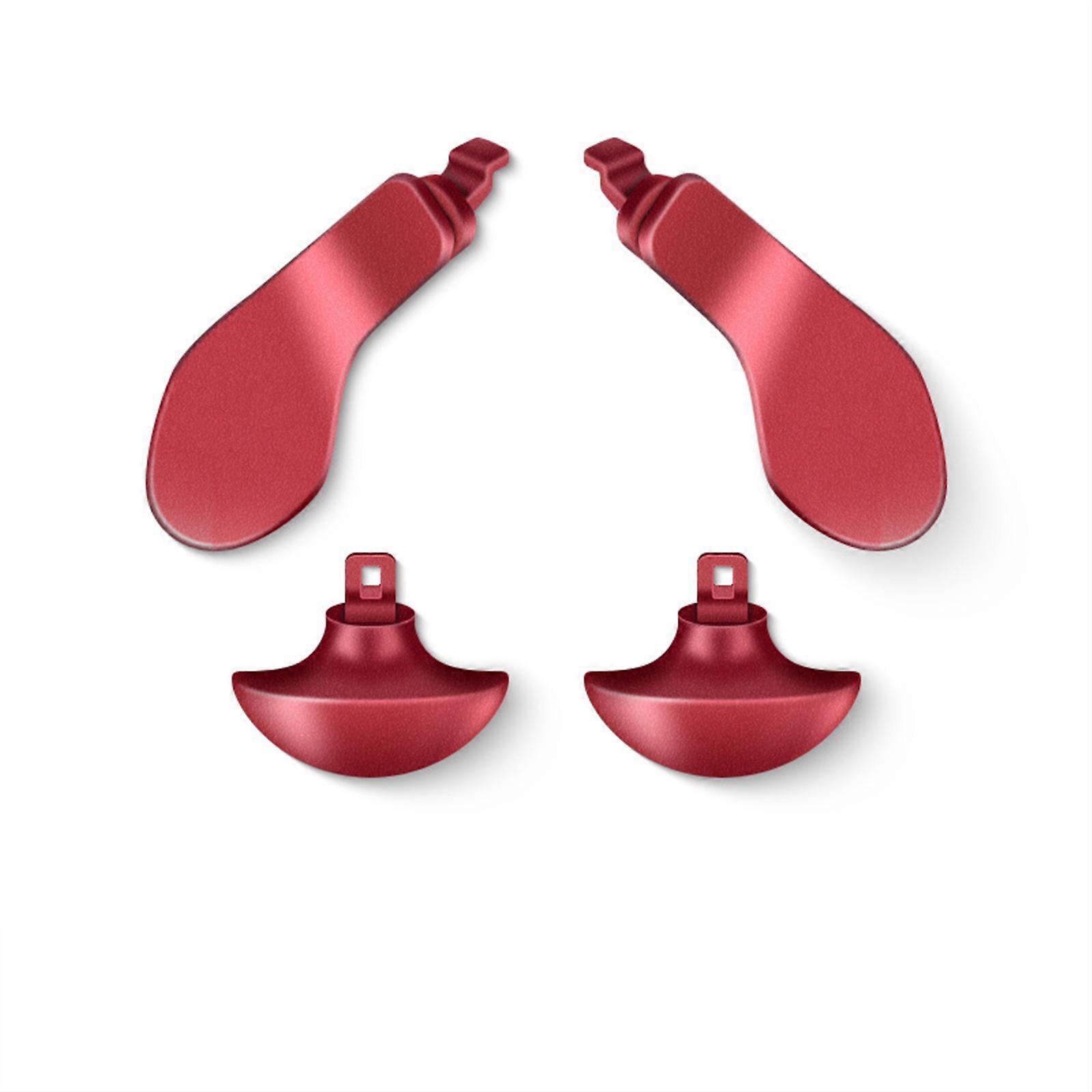 Metal Back Paddles Replacement for PS5 DualSense Edge Controller Red Gaming Buttons