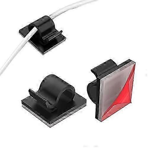 40pack/lot Durable Cable Clip For Space-Saving Cable Organization Cable Management Cable Organizer_LYX