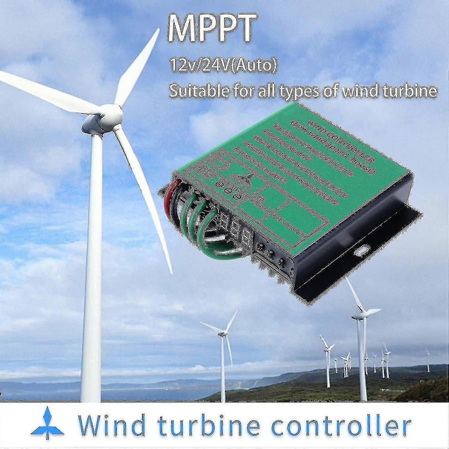Mppt Charge Controller,wind Power Generator Controller With Led Display - Adjustable Wind Turbine Charge Controllers For Home