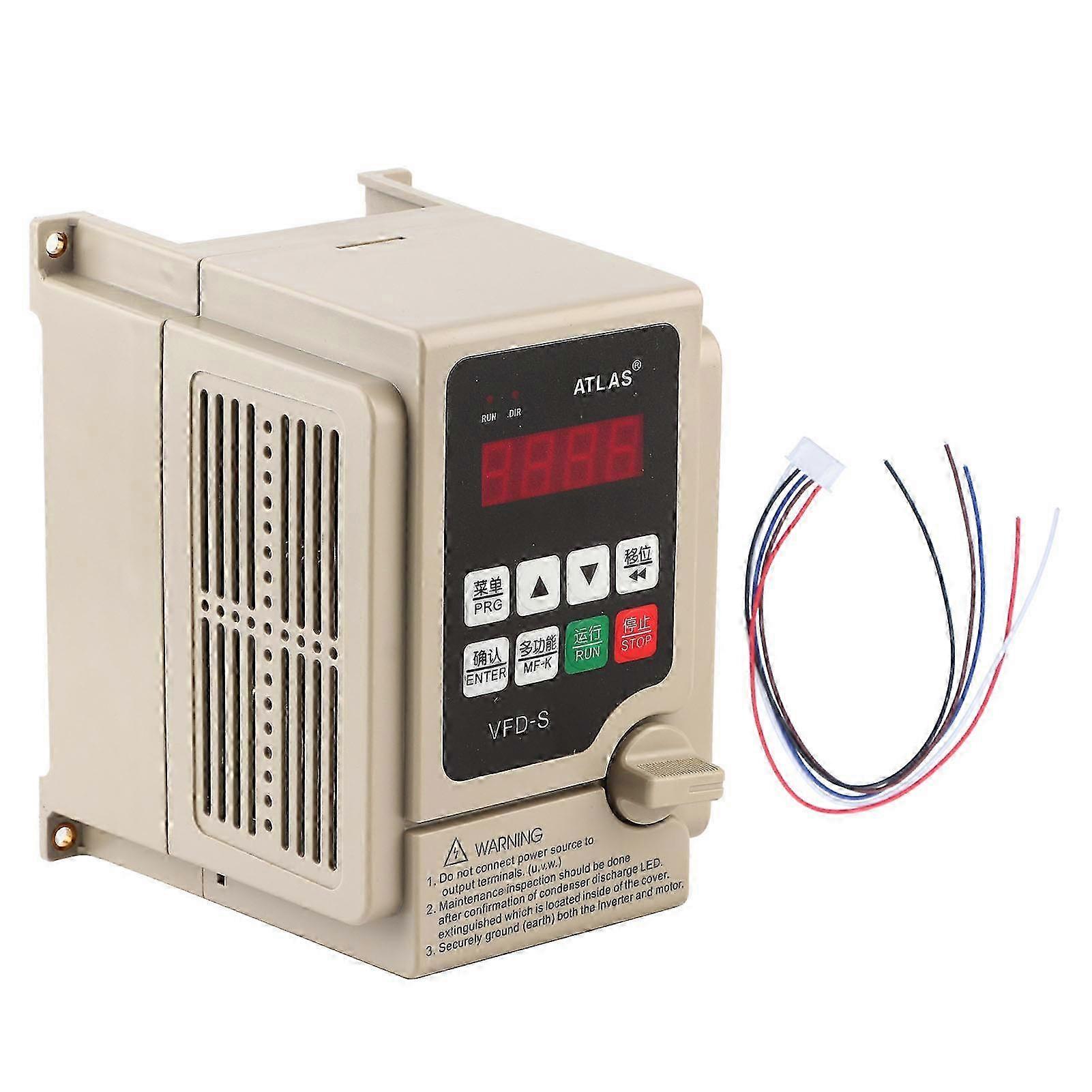 Variable Frequency Drive Single Phase Input 3-Phase Output Frequency Converter VFD 220V(3.7kw )-cr