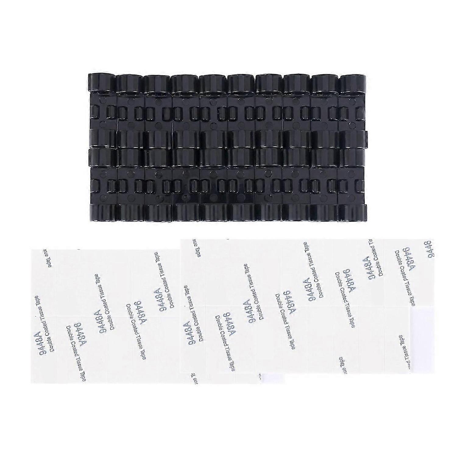 Lot de 20 pinces de fixation de câbles USB