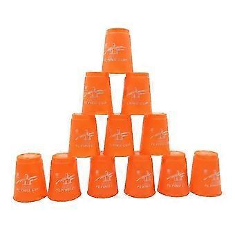 12 st/set Speed ​​Cups Spel Snabb Sport Flygande Stapling Halloween Julklapp Handträning