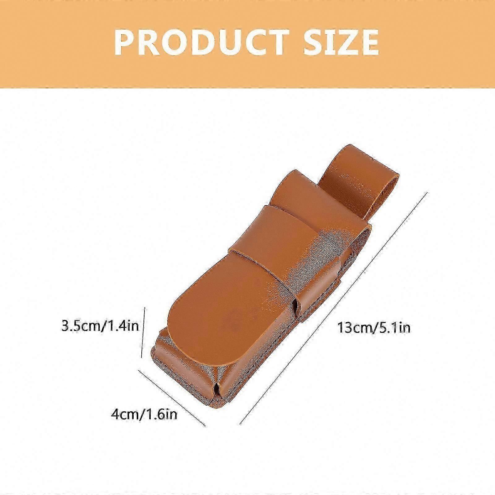 Microphone Protection: Brown Harmonica Case and Sleeve