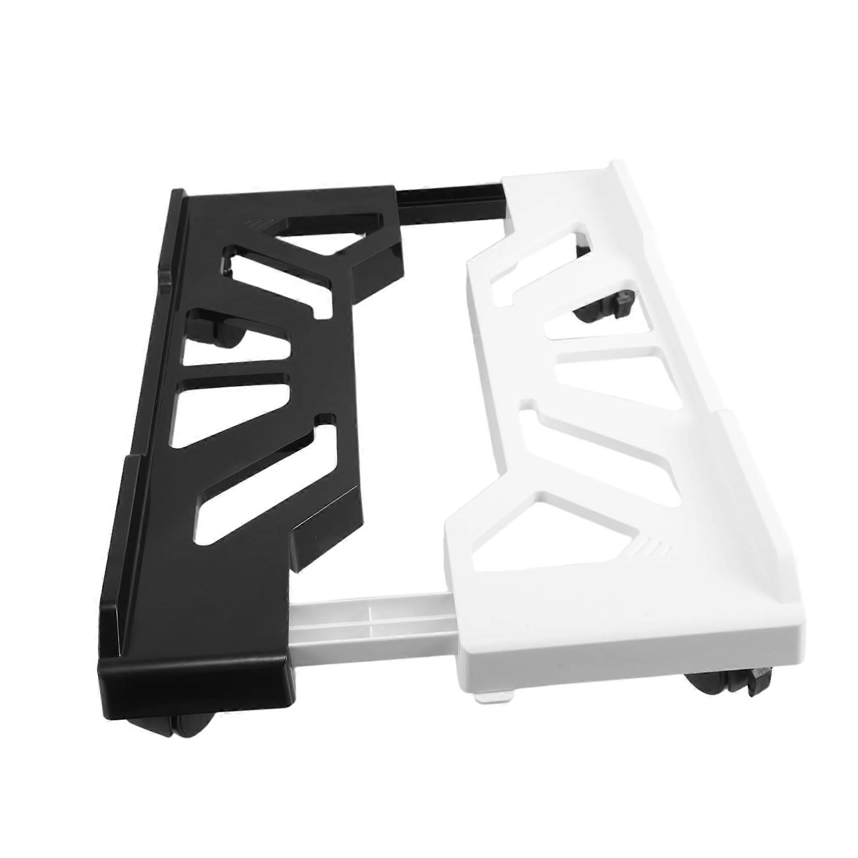 Adjustable Mobile CPU Stand with Wheels, Under Desk Computer Tower Holder, SpaceSaving Durable Support