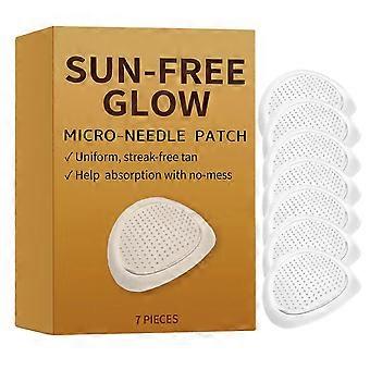Solfri Glow Tanning Micro-Needle Patch, Skonsam Formula Brun Utan Brun Plåster Mikronålar Brun Utan Brun Plåster