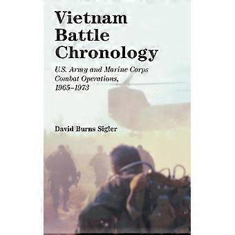 Vietnam Battle Chronology U.s. Army And Marine Corps Combat Operations 1965-1 - David Burns Sigler - Paperback - English Book - History