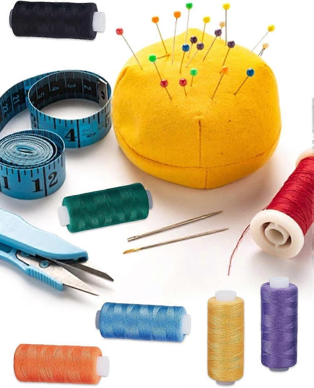 10Pcs Sewing Thread Assortment Polyester Sewing Thread All Purpose Sew String Hand Stitching String