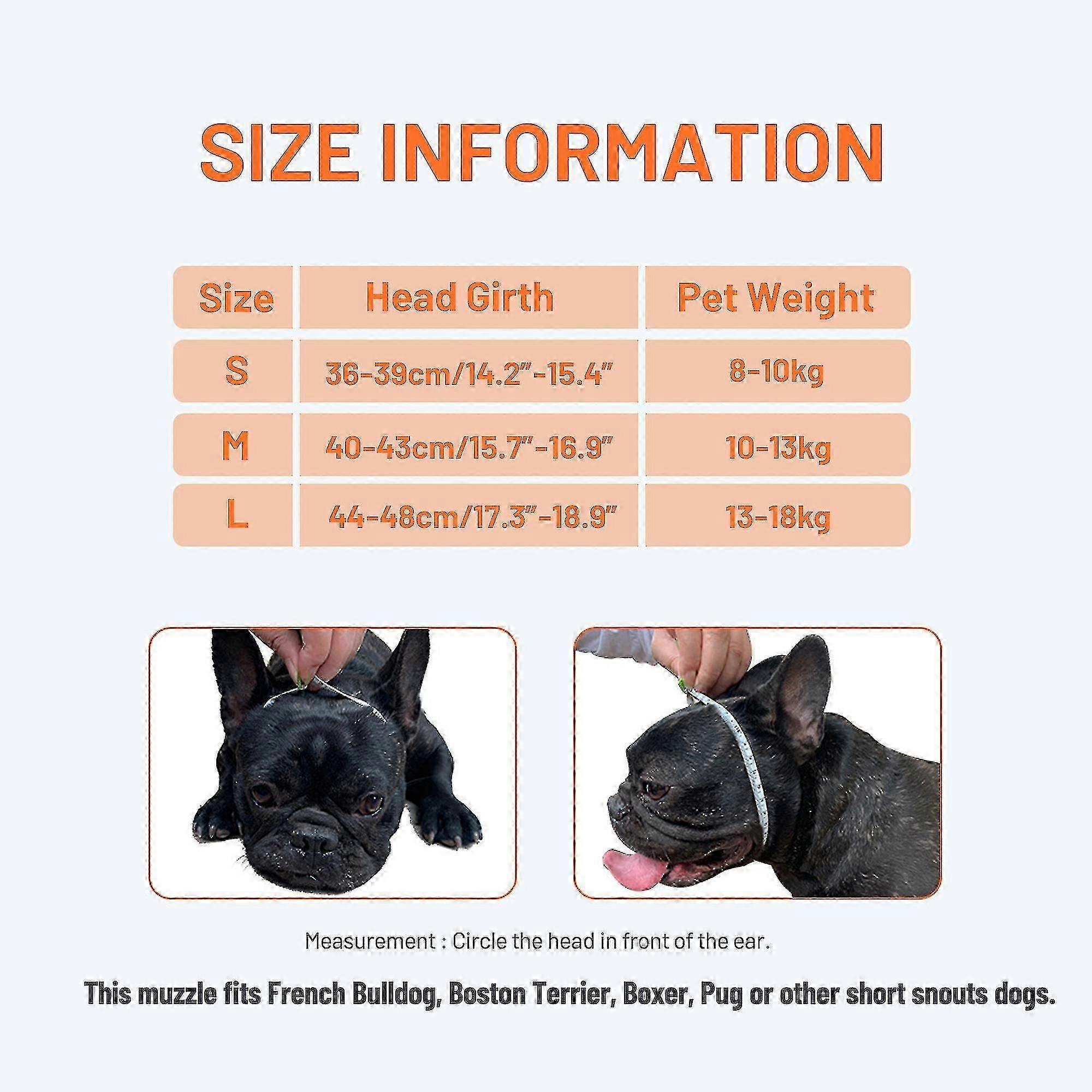 1 Dog Muzzle Grey Burgundy Medium