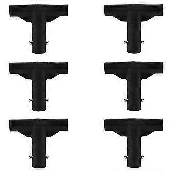 6pcs Trampoline Pole Covers T-Tube Connectors,T-Shaped Net Pole Connector Accessories