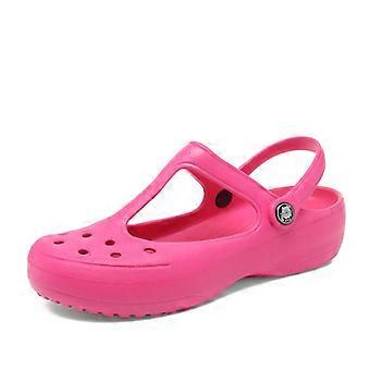 Sommer Erwachsene Pantoletten Clogs Strand Retro Mary Jane Süße Hausschuhe Damen Sandalen Jelly Schuhe Niedliche Gartenschuhe Clog Für Frau Mädchen