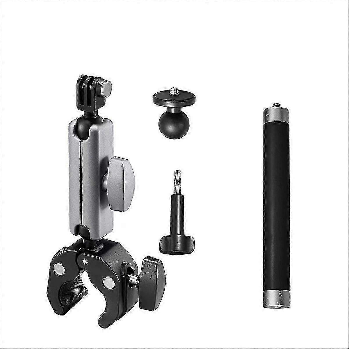 Double Ball Head Motorcycle Handlebar Mount