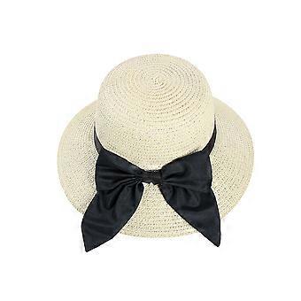 Hat for Outside Bowknot Cap Sun Protection 2Pcs Beige Casual Sun Hats