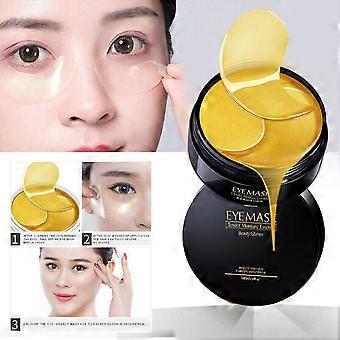 30 Pairs 24k Gold Dark Circle Gel Collagen Eye Patches Pad Mask Anti Wrinkle Fk