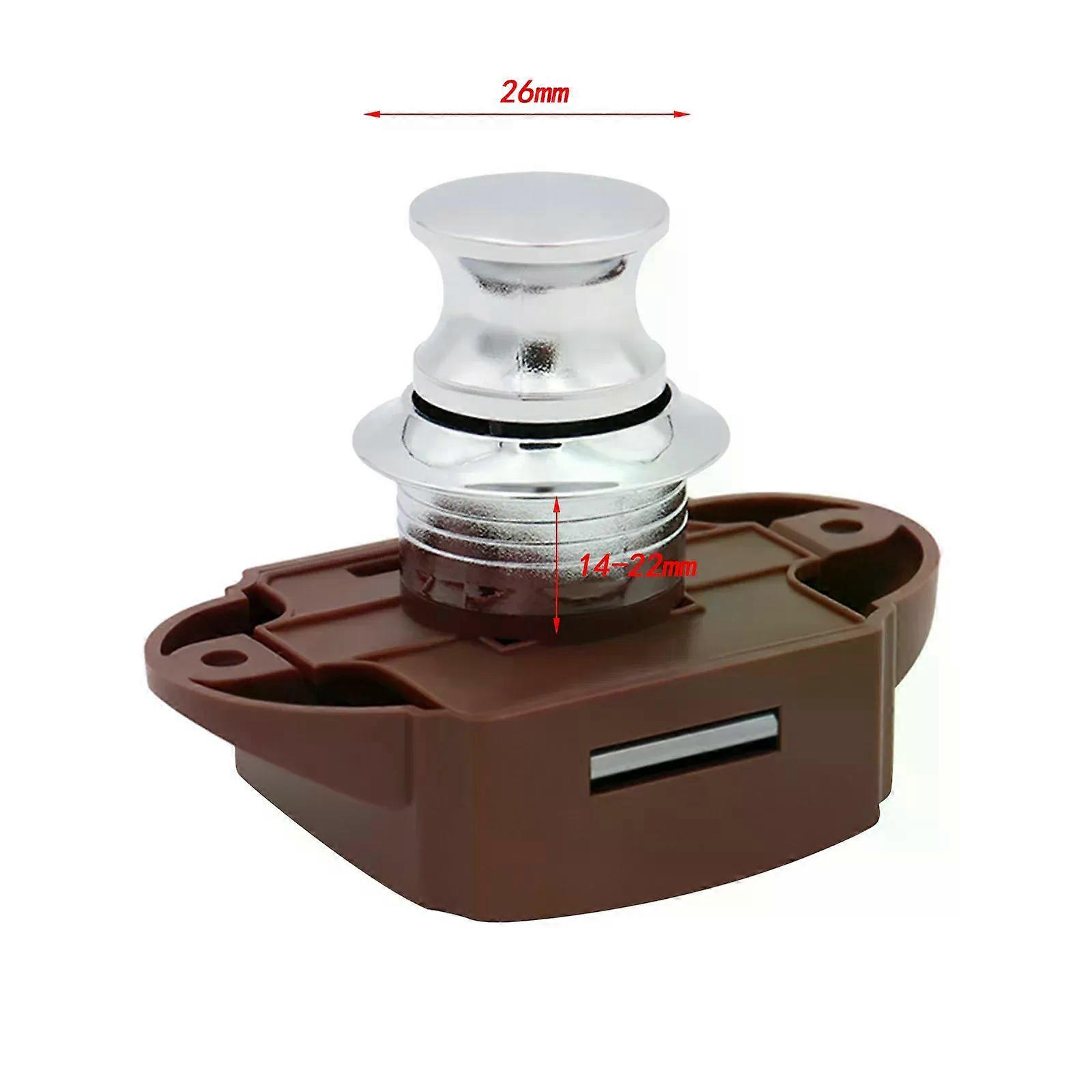 Push Button Drawer Lock Latch Button Lock for Yachts Rv Cupboard