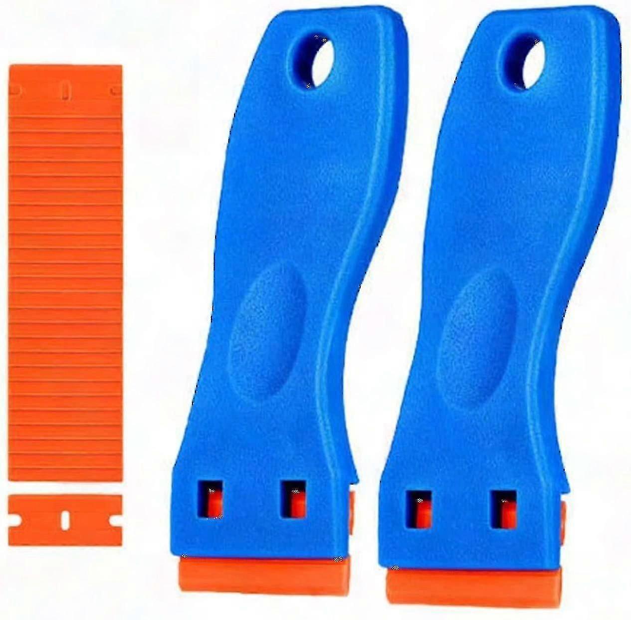 Plastic Scraper with Plastic Blades for Glue Removal