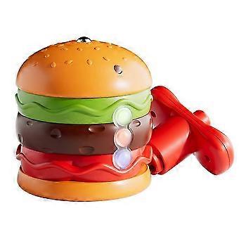 Musical Rotating Gyro Hamburger Toy