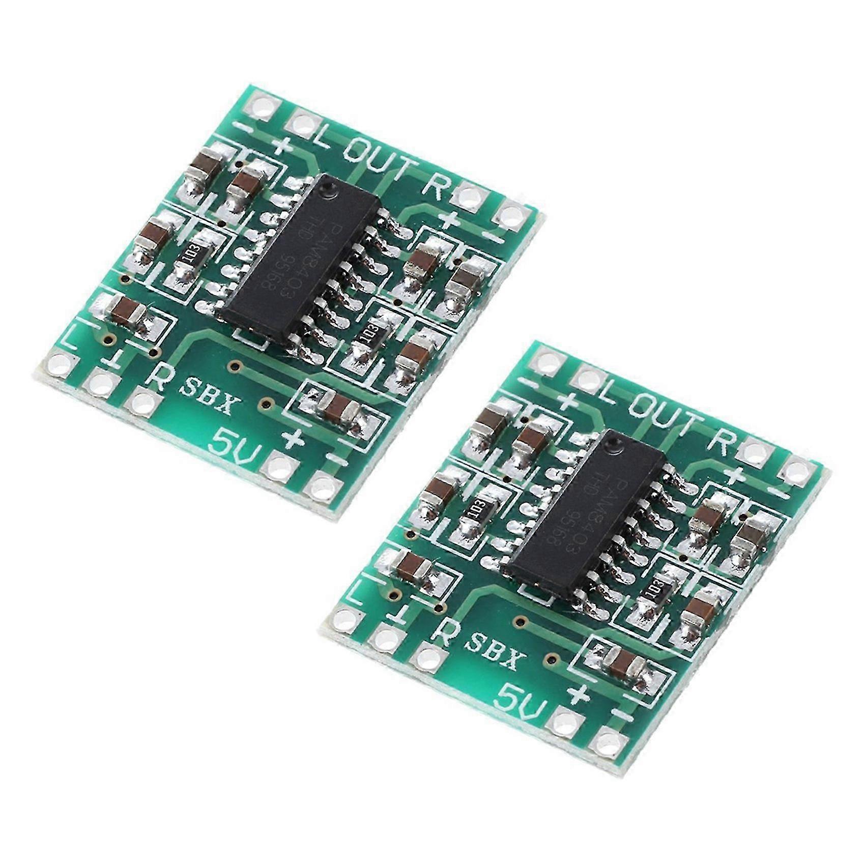 2X PAM8403 Audio Module USB DC 5V Class D Digital Amplifier Board LCD