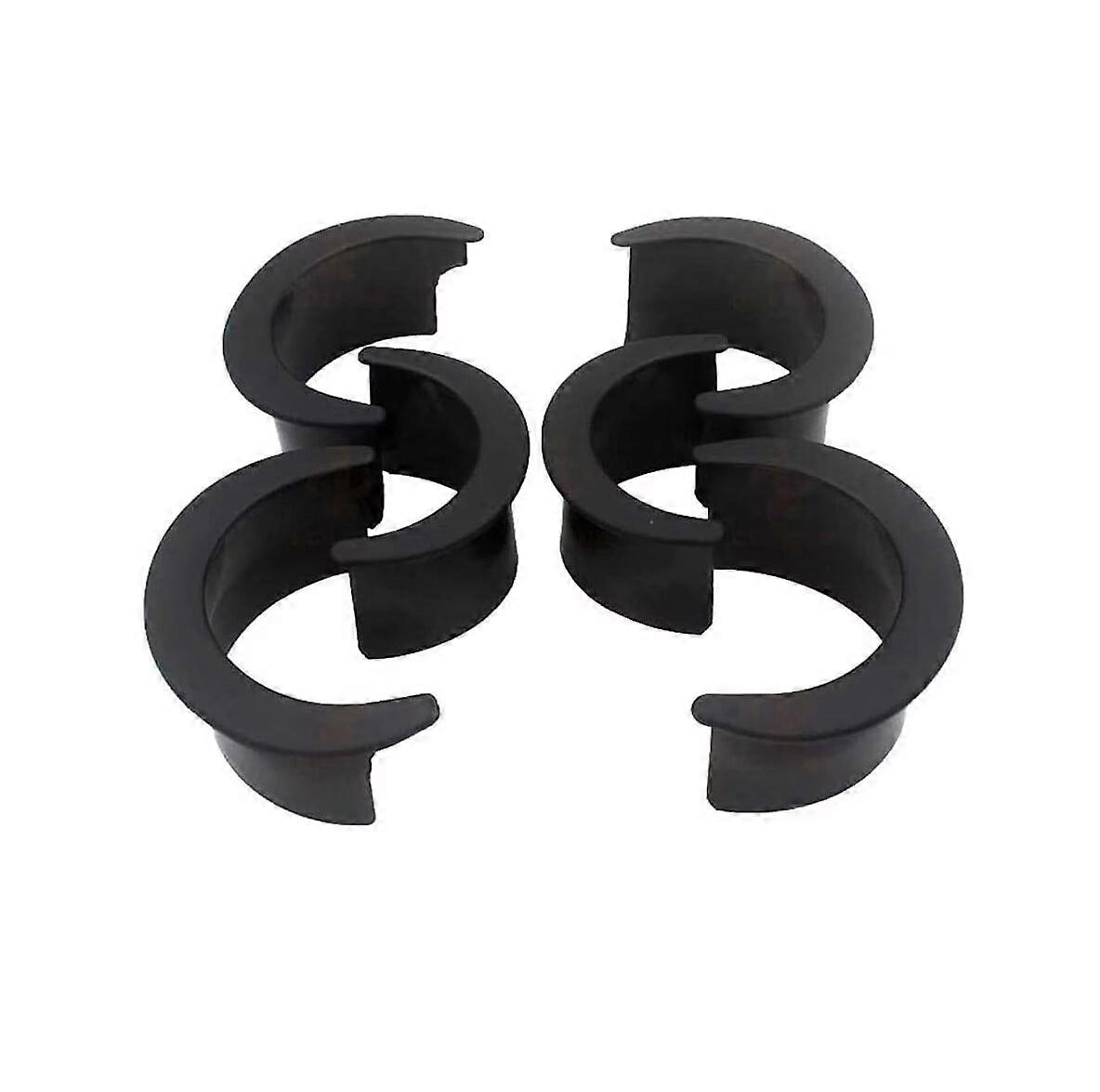 Billiard Hole Pocket Billiard Table Liners Plastic Pool Table Pocket Replacement Durable Accessory Set(6pcs, black)