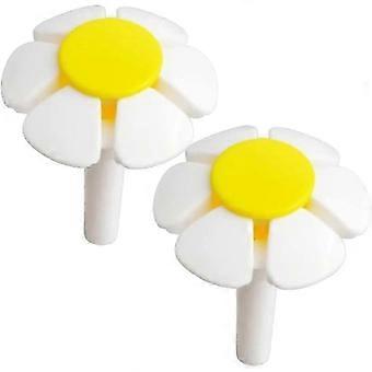 2 Pack Yellow Flower Fountain Nozzle Replacement