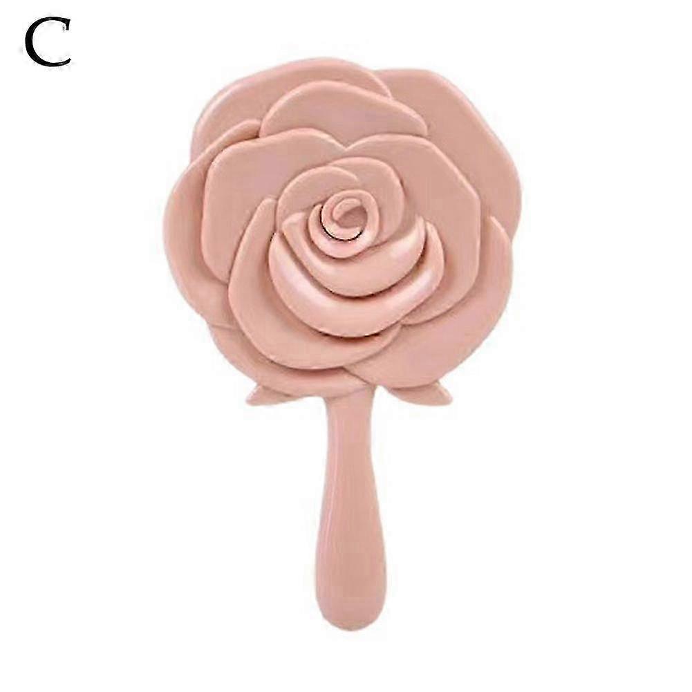 Floral Glass Handheld Compact