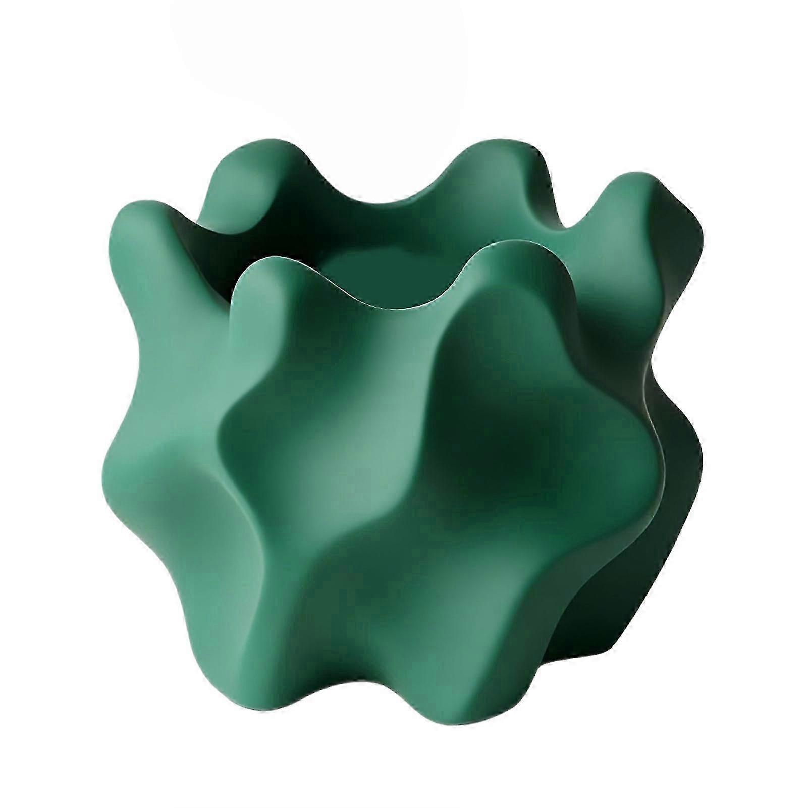 White Wavy Mini Planter Vase