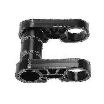 For Folding Bike Double Stem 31.8mm Extended Handlebar Stem Adjustable Aluminum Alloy Stems,black