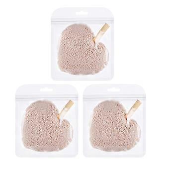 Cleaning Pads Makeup Removal Puff for Face Use 9Pcs Coffee Color