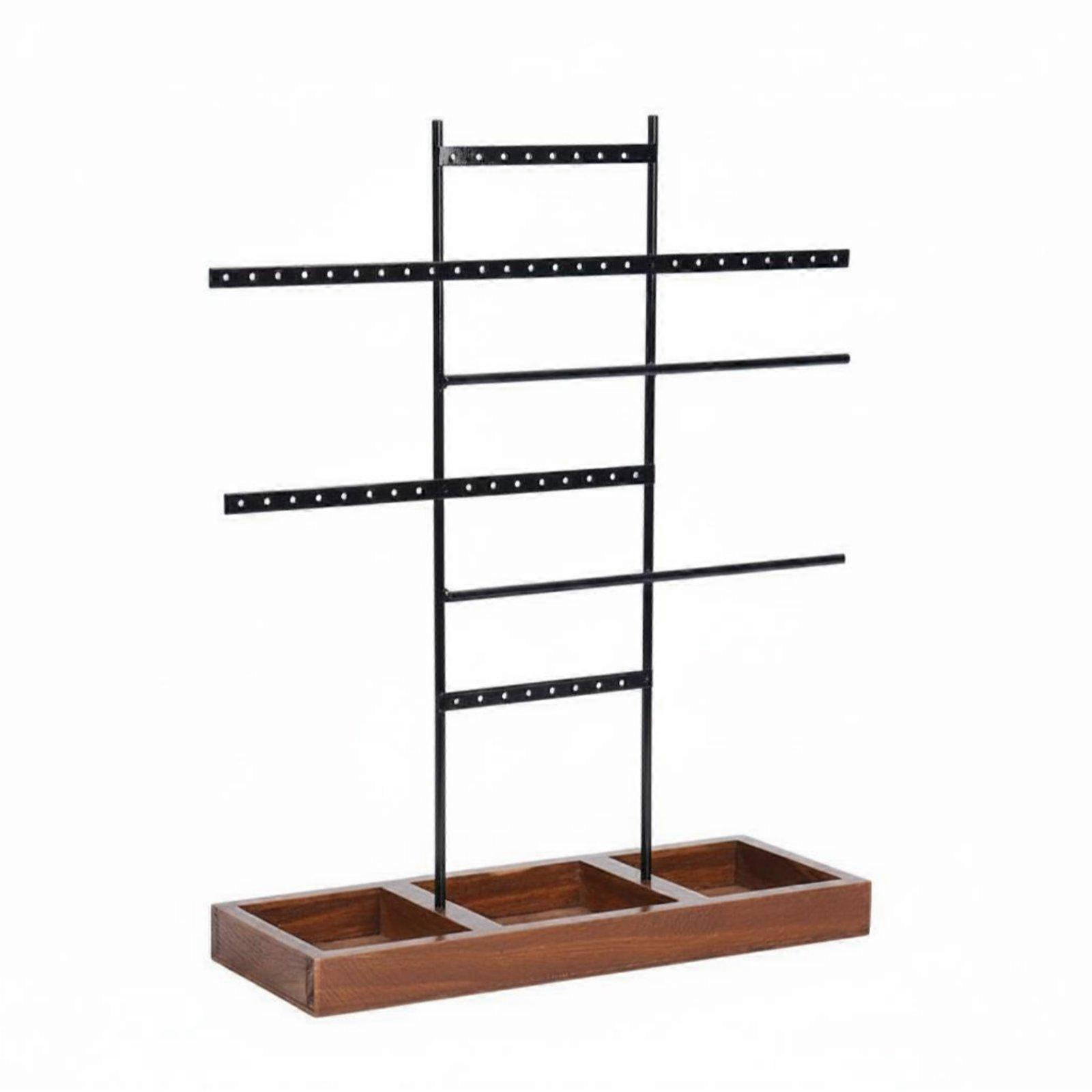 Earring Display Holder 6-Tier Earring Tree Space-Saving for Vanity