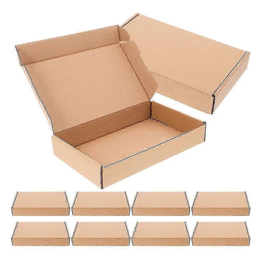 10pcs Shipping Boxes Kraft Paper Mailing Boxes Packaging Boxes compatible with Small Business