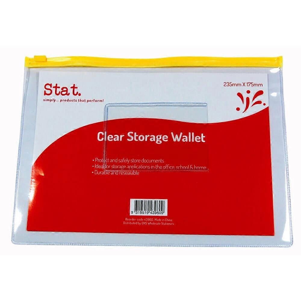 235X175MM Stat Data Envelope Clear Simple Stylish Durable Premium Use Friendly