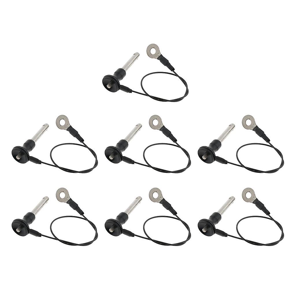 7x Metal Ball Lock Quick Release Pin Push Button Fine Finish 8mm-20mm
