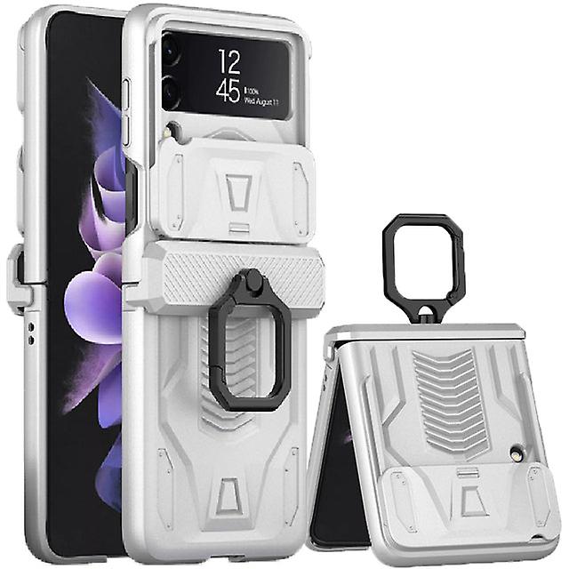 Magnetic Hinge All-Package Case For Samsung Galaxy Z Flip 4 Back Slide Camera Protection Hard Cover