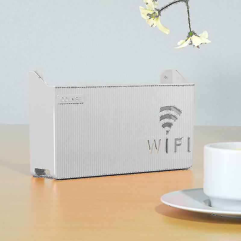 Trådlös Wifi Router Hylla Förvaringslåda, Vägghängande Abs Plastic ...