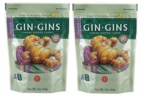 The Ginger People Gin Gins Original Candy 2 Pack