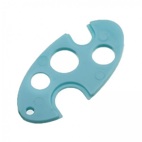 2xPlastic Essential Oil Roller Ball Bottle Opener Key Tools  Oval Blue