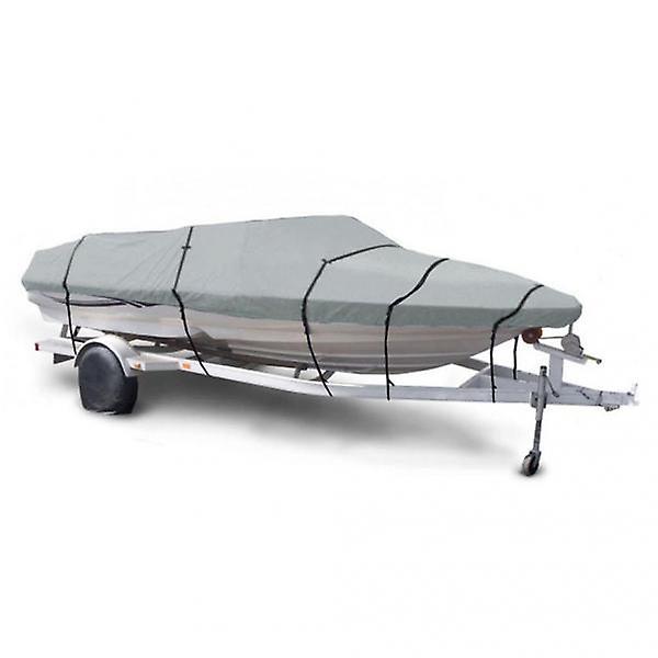 Trailerbare wasserdichte Fish Ski Speedboat-Abdeckung 17-19ft Hellblau