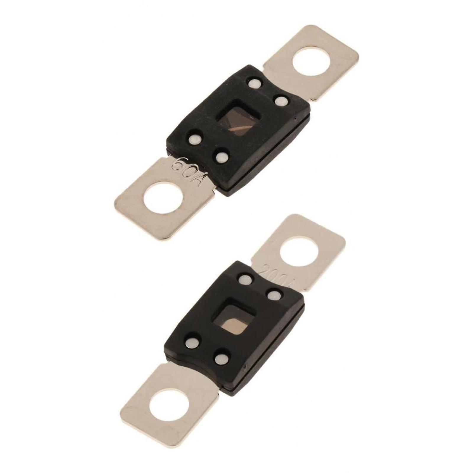 2Pcs MEGA Bolt on Fuse 32V Flat Type Fuse/Auto fuse/Blade Fuse 60A 200A