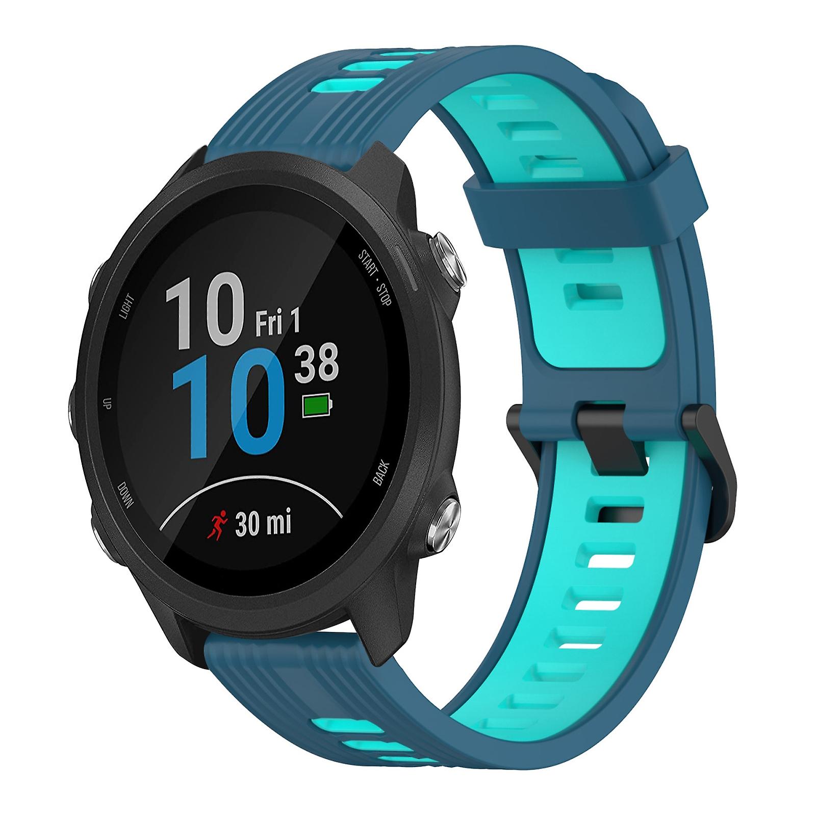 Correa de reloj de silicona de 20 mm para Garmin Forerunner 245