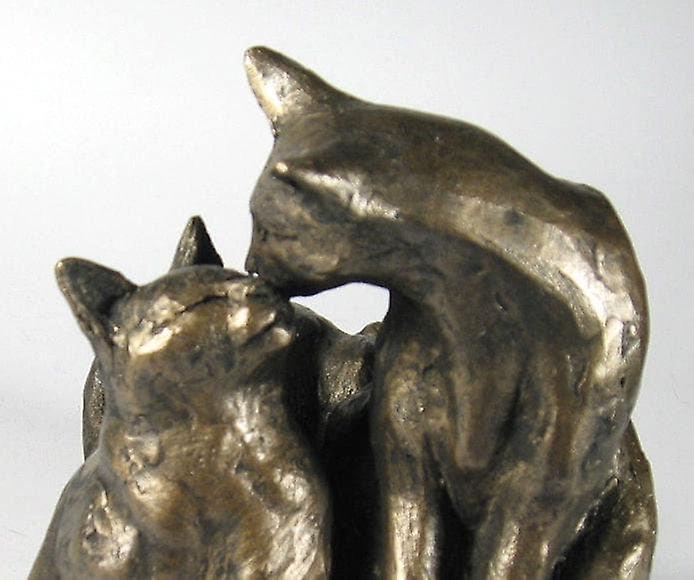 Felix And Oscar Cats Sculptures & Statues