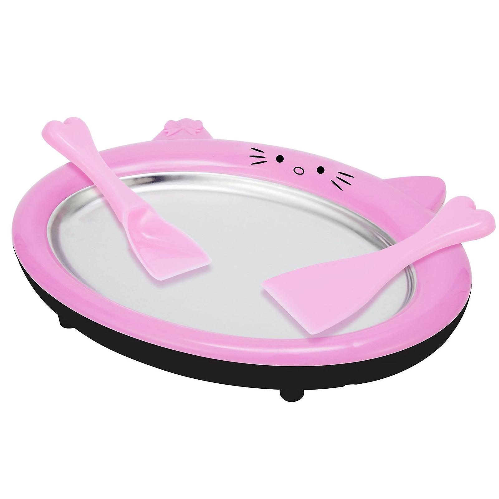 Children's Mini Ice Cream Roll Maker Seamless Design For Easy Cleaning Plate For Fruit Soft Serve Ice Cream